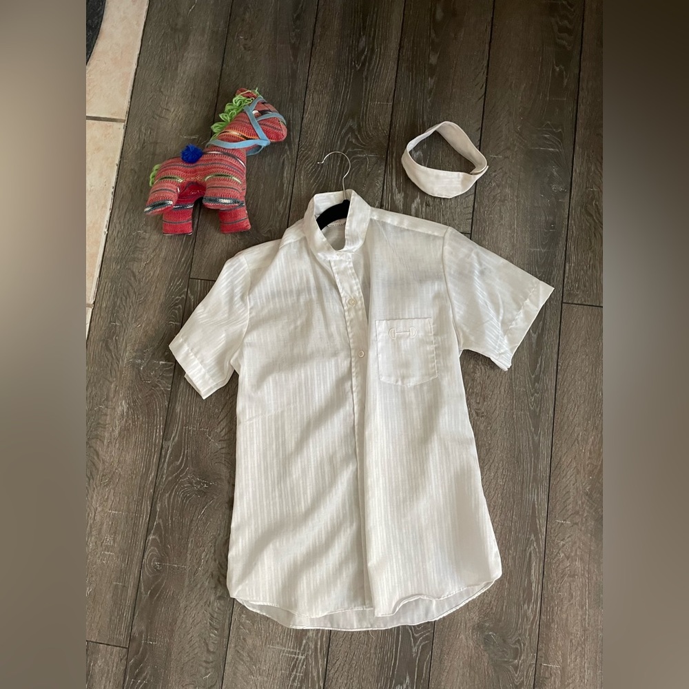 🐎 80s horseback riding shirt/rat catcher. English Huntseat- teen/women.BEAUFORT